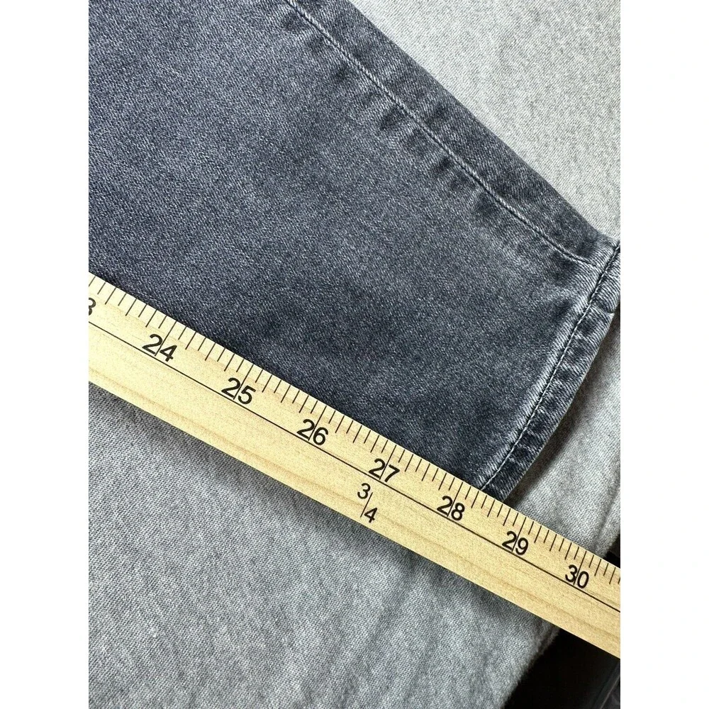 True Religion‎ Womens HALLE Skinny Jeans Size 26 Black Mid Rise